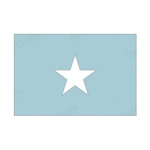 Somalia flag listed in flags decals.