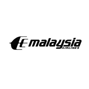 Malaysia airlines logo listed in famous logos decals.