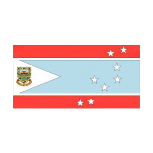 Tuvalu flag listed in flags decals.
