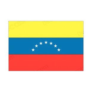 Venezuela flag listed in flags decals.