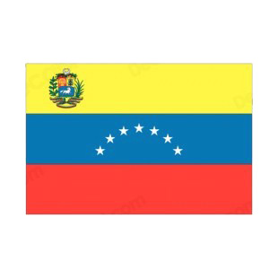 Venezuela flag listed in flags decals.