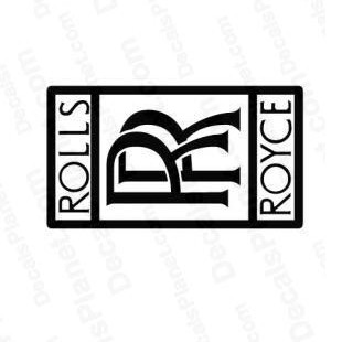 Rolls Royce logo listed in famous logos decals.