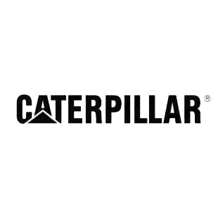 Caterpillar logo listed in famous logos decals.