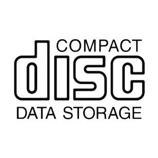 Compact disc data storage sign listed in other signs decals.