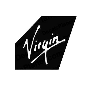 Virgin invert logo listed in famous logos decals.