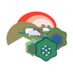 Farm life listed in agriculture decals.