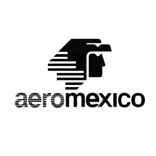 Aero mexico logo listed in famous logos decals.