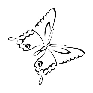 Butterfly listed in more animals decals.