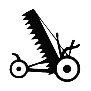 Agriculture equipment listed in agriculture decals.