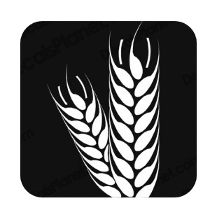 Agriculture symbol listed in agriculture decals.