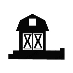 Barn listed in agriculture decals.