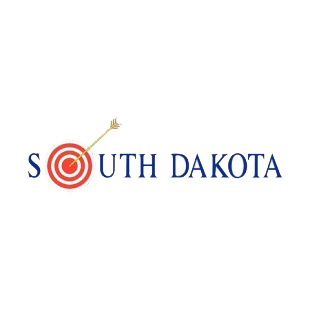 South Dakota state listed in states decals.