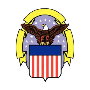 United States Eagle symbol listed in symbols and history decals.