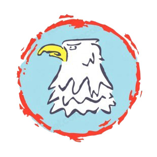United States Eagle head logo listed in symbols and history decals.