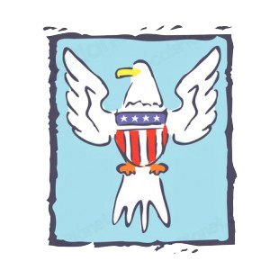 United States Eagle logo sketch listed in symbols and history decals.