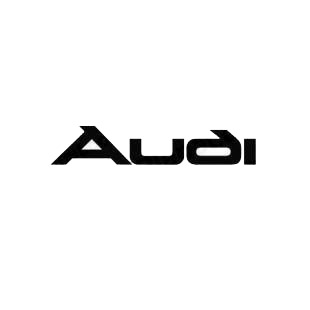 Audi logo listed in audi decals.