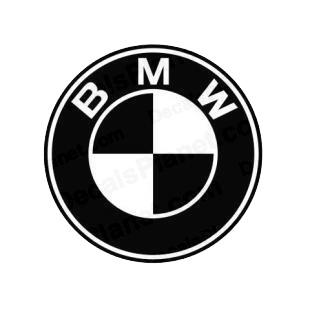 Bmw sticker emblem