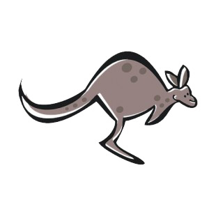 Kangaroo jumping listed in more animals decals.