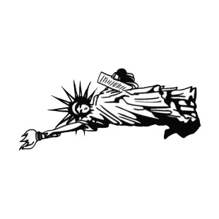 United States Statue of Liberty listed in symbols and history decals.