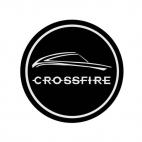 Chrysler Crossfire logo, decals stickers