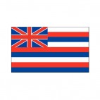 hawai state flag, decals stickers