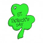 St Patricks Day shamrock, decals stickers