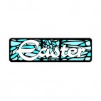 Easter title, decals stickers
