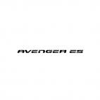 Dodge Avenger ES, decals stickers