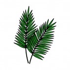 Palm leaves, decals stickers
