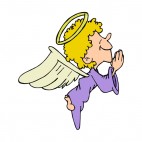 Angel praying, decals stickers