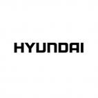 Hyundai logo, decals stickers
