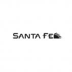 Hyundai Santa Fe, decals stickers