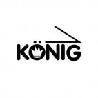 Konig, decals stickers