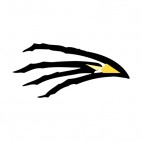 Black and yellow eagle head design, decals stickers