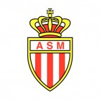AS Monaco FC soccer team logo, decals stickers
