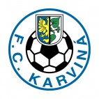 FC Karvina soccer team logo, decals stickers