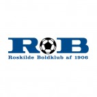 Roskilde Boldklub soccer team logo, decals stickers