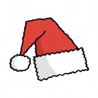 Santa hat, decals stickers