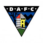 DAFC Dunfermline soccer team logo, decals stickers