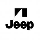 Jeep logo, decals stickers