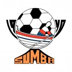 Sumba soccer team logo, decals stickers