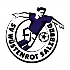 SV Wustenrot Salzburg soccer team logo, decals stickers