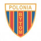 Polonia Bytom soccer team logo, decals stickers