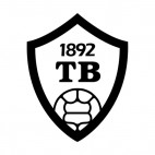 TB Tvoroyri soccer team logo, decals stickers