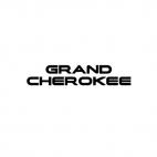 Jeep Grand Cherokee, decals stickers