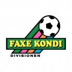 Faxe Kondi Divisionen logo, decals stickers