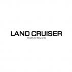 Land Rover Land Cruiser Station Wagon, decals stickers