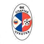 FK Spartak Chukotka soccer team logo, decals stickers
