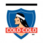 Colo Colo soccer team logo, decals stickers