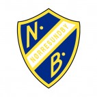 Norresundby Boldklub soccer team logo, decals stickers